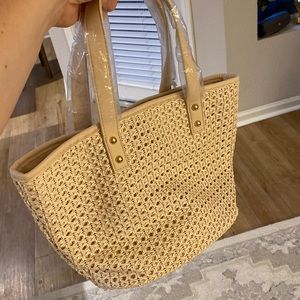 Light pink women’s summer bag. Brand new. Brand is JustFab.